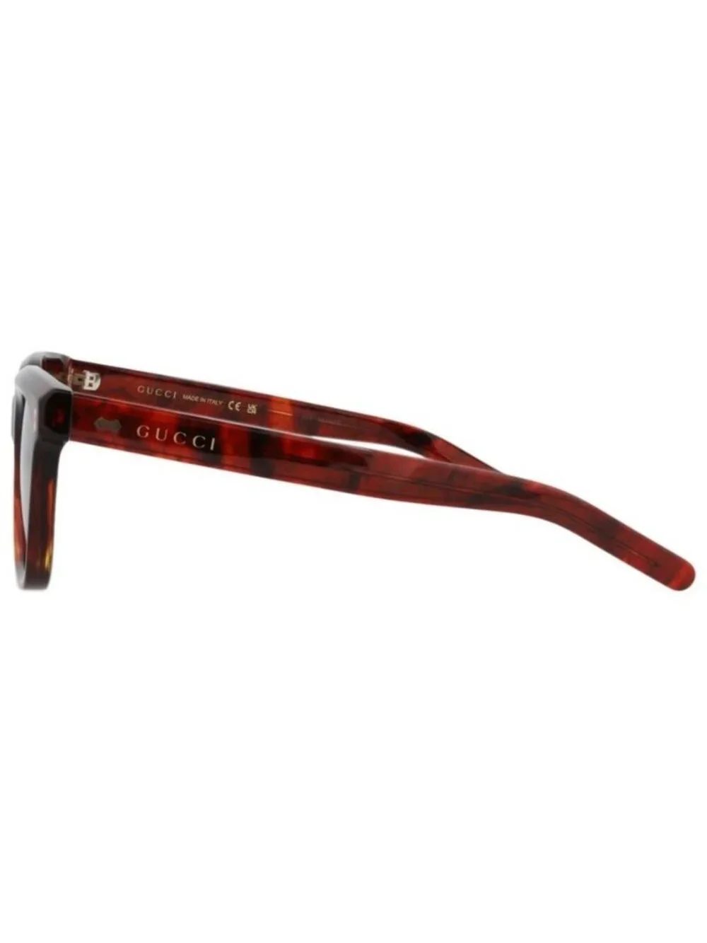 New Gucci Mens Square/Rectangle Havana Havana Grey Fashion Designer Sunglasses